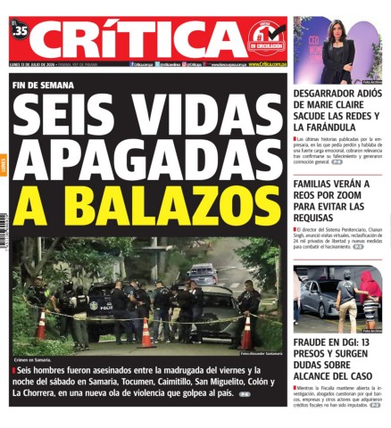 Portada Diario Crítica