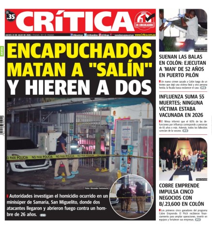 Portada Diario Crítica