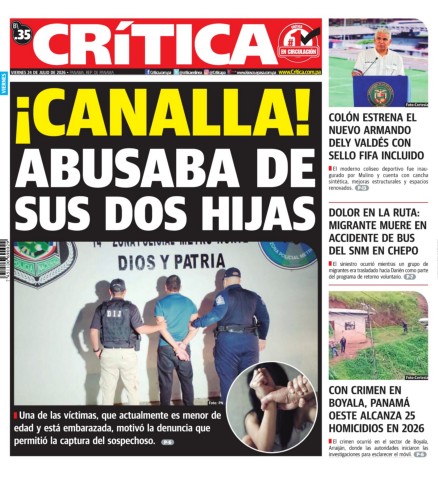 Portada Diario Crítica