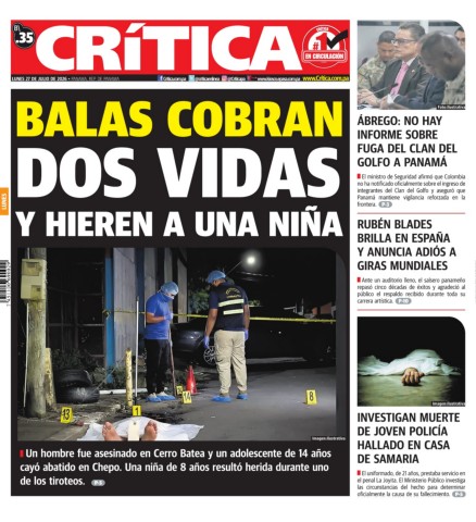 Portada Diario Crítica