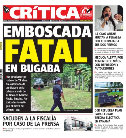 Portada Diario Crítica