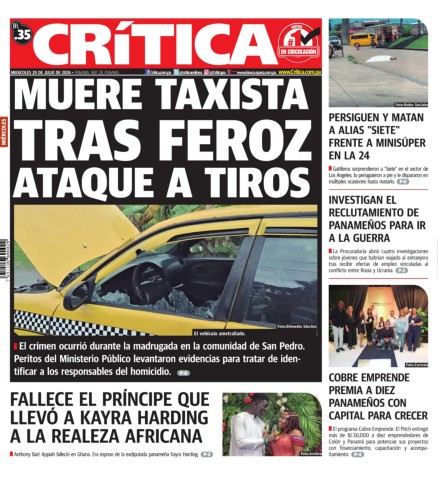 Portada Diario Crítica