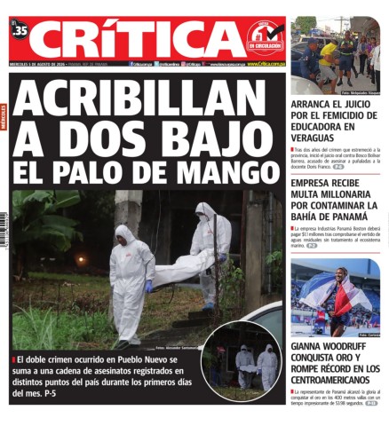 Portada Diario Crítica