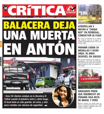 Portada Diario Crítica