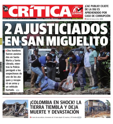Portada Diario Crítica