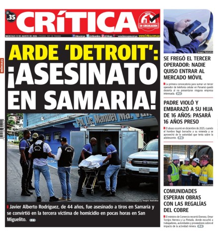 Portada Diario Crítica