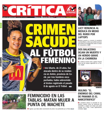 Portada Diario Crítica