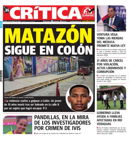 Portada Diario Crítica