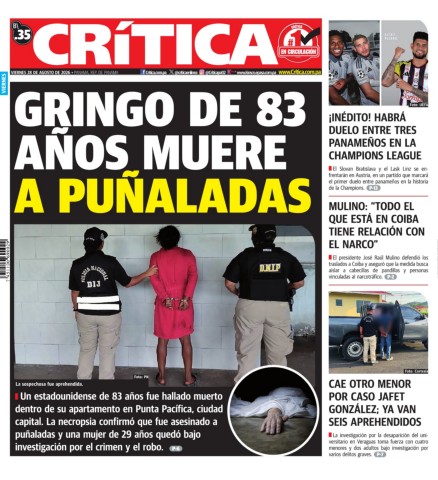 Portada Diario Crítica