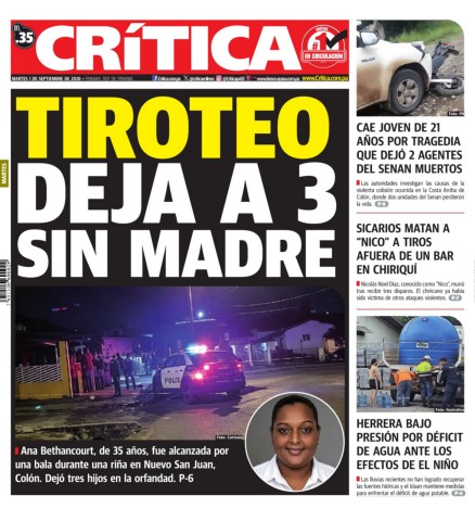 Portada Diario Crítica