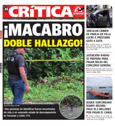 Portada Diario Crítica