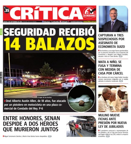 Portada Diario Crítica