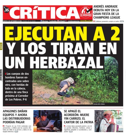 Portada Diario Crítica