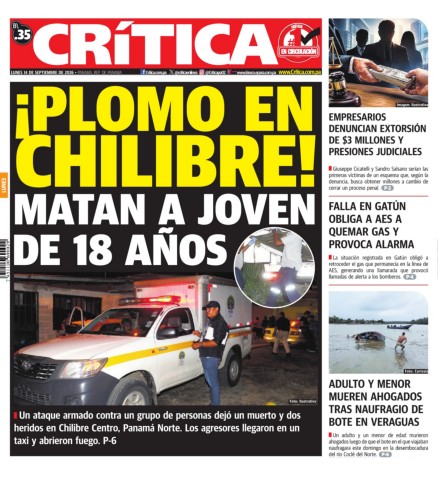 Portada Diario Crítica