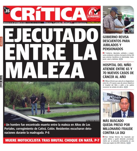 Portada Diario Crítica