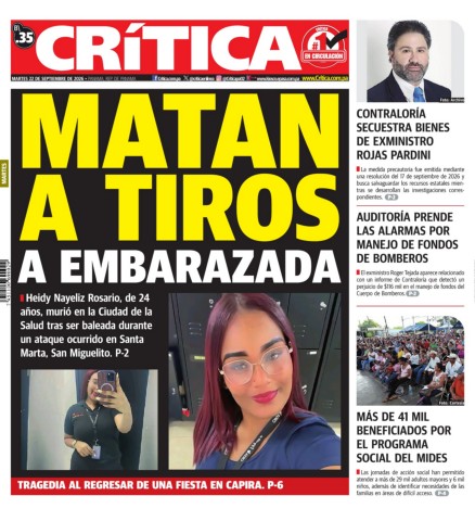 Portada Diario Crítica