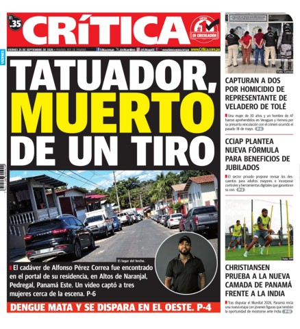 Portada Diario Crítica