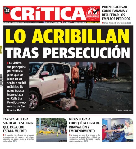 Portada Diario Crítica