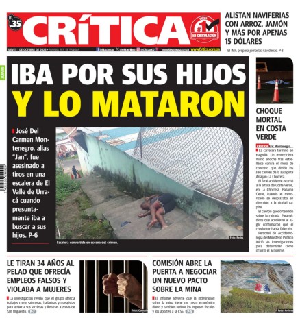 Portada Diario Crítica