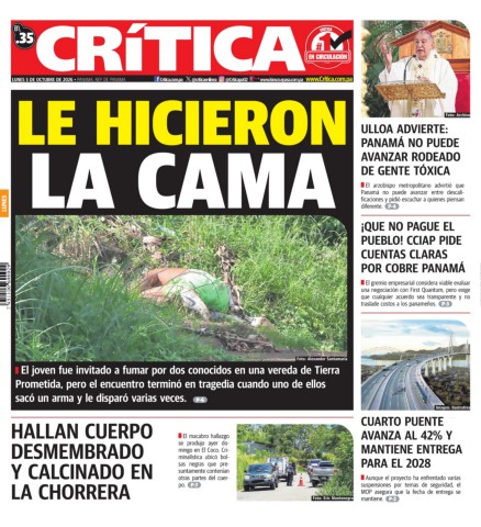 Portada Diario Crítica