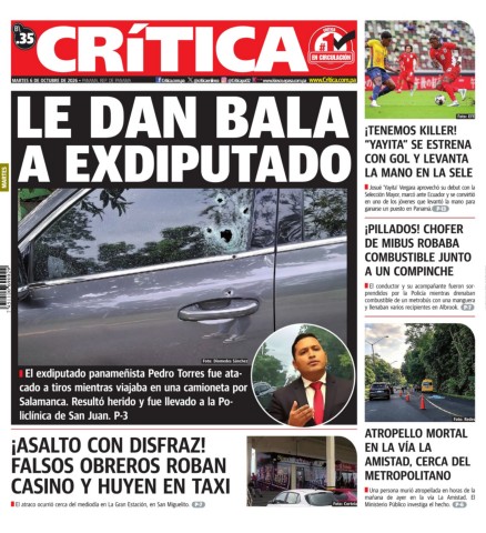 Portada Diario Crítica