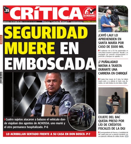 Portada Diario Crítica