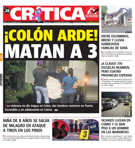 Portada Diario Crítica