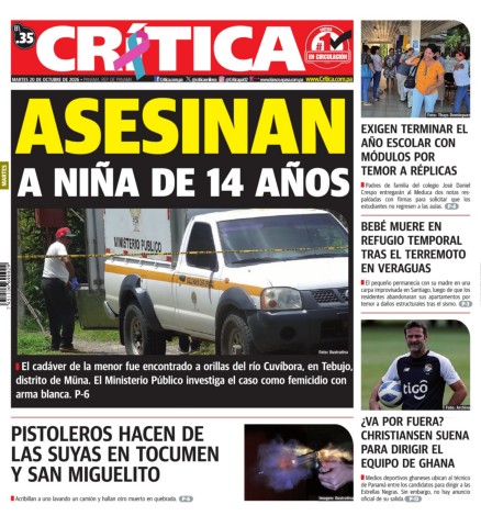 Portada Diario Crítica