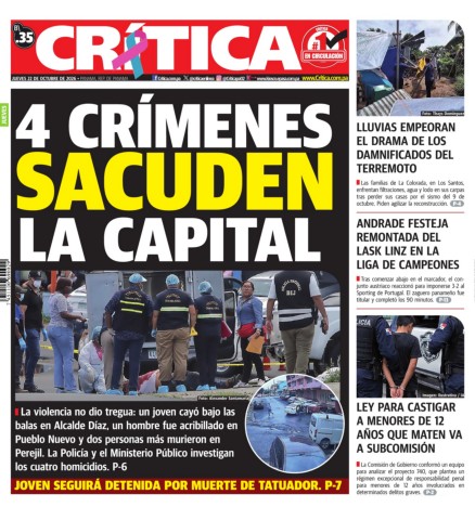 Portada Diario Crítica