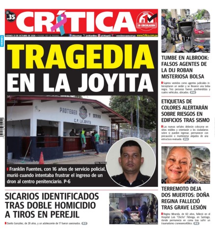 Portada Diario Crítica