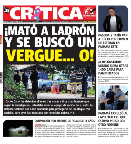 Portada Diario Crítica