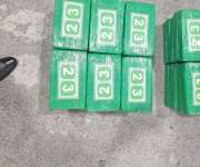 Los paquetes de drogas con numeración "23".