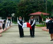 Ceremonia oficial en la sede de la Policía Nacional