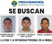 Los rostros de los más buscados por homicidio.