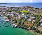 Vista de la Isla Colón, en Bocas del Toro.