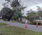 Escena del colisión fatal en Chiriquí.     (Foto: Retén Chiriquí)