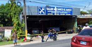 Taller escenario del homicidio en territorio de Costa Rica.
