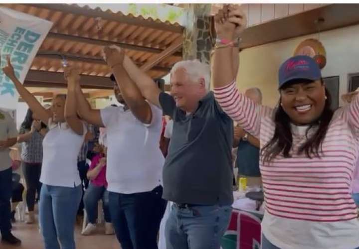 Ricardo Martinelli concuerda con Yanibel Ábrego de que la alianza será con CD una vez salga el Orejón del partido que él fundó.