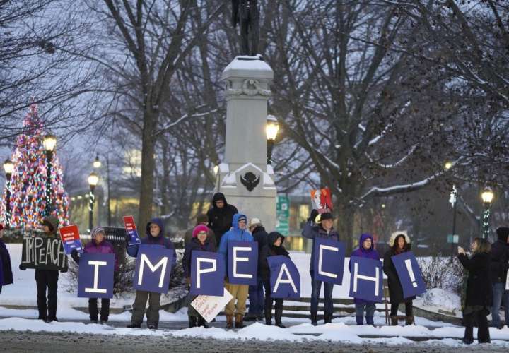 Inicia sesión de cámara para votar juicio político a Trump