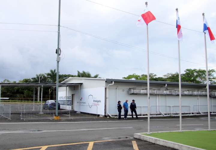 Hospital Modular edificado durante la pandemia de Covid-19.