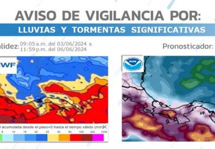 Mapa que refleja las condiciones climáticas.