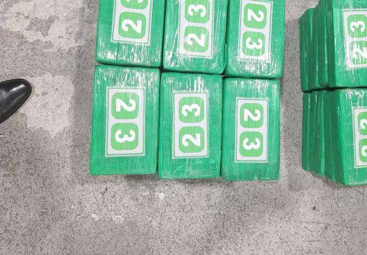 Los paquetes de drogas con numeración 