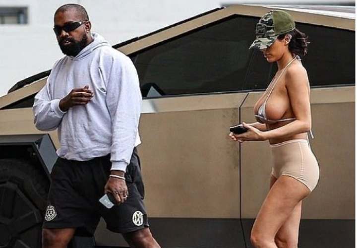 Kanye West y su esposa Bianca Censori. Foto: Instagram