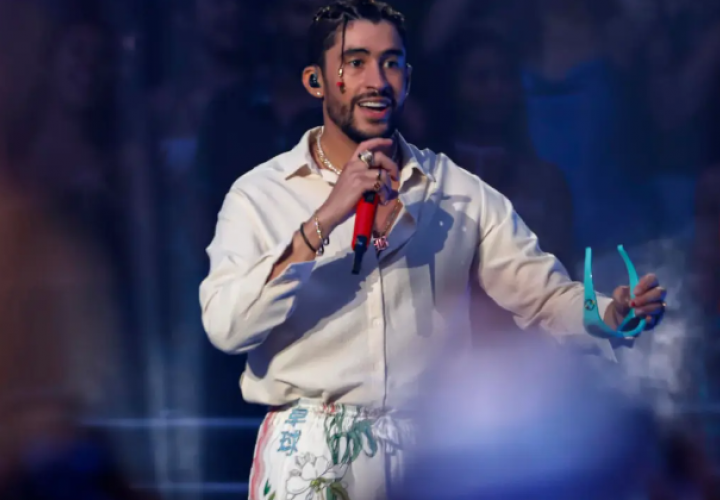 El artista puertorriqueño Bad Bunny, en una fotografía de archivo. Foto: EFE