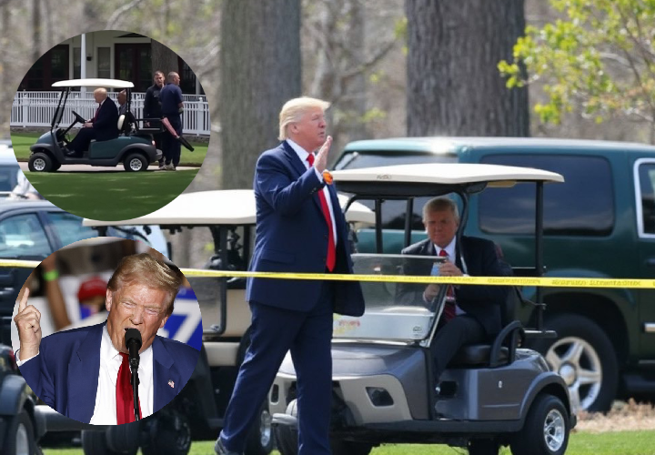 Reportan disparos cerca a donde Trump jugaba golf en Florida