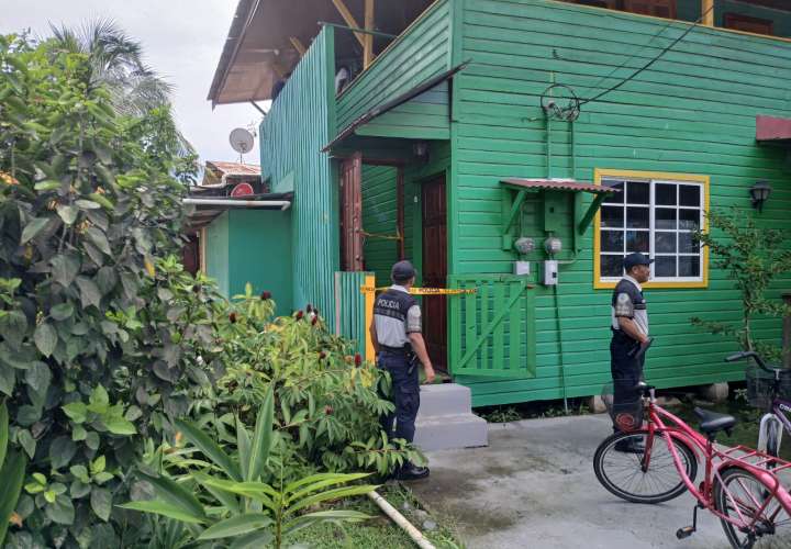 Casa donde ocurrió el homicidio.