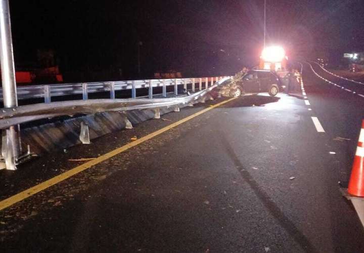 Hecho de tránsito con víctima fatal a la altura de Loma Brigida, Panamá Oeste