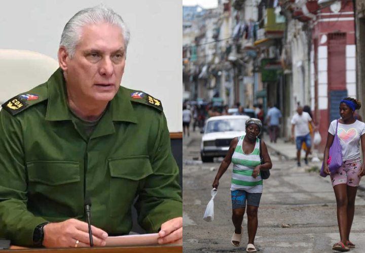 Presidente de Cuba llama borrachos a los que protestan por el apagón