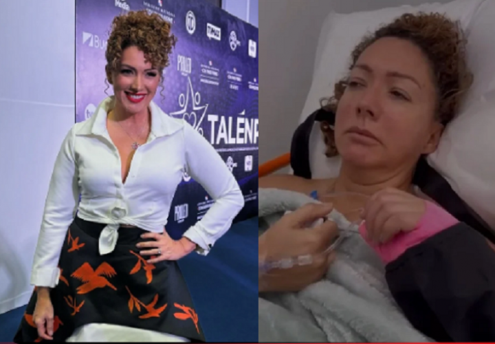 Erika Ender pasa tremendo susto tras partirse la mano 