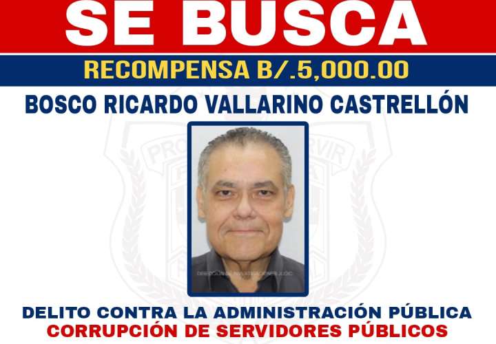 Bosco Vallarino en la lista de los más buscados.